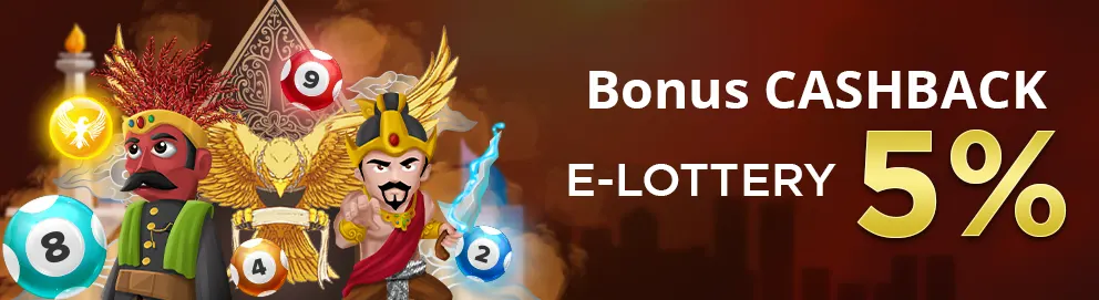 Bonus Cashback ELOTTERY 5%